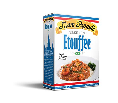 Mam Papaul's Etouffee Mix - 2.5 oz, Authentic Louisiana Creole Etouffee Sauce Base with Roux, Easy...
