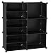 Amazon.com: SONGMICS Cube Storage Organizer, Interlocking Plastic Cubes ...
