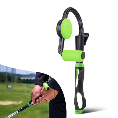 TERPINK Golf Swing Trainer, Golf Grip Trainer, 2 in 1 SquareSet Control, Instant Feel-Based Feedback, Training Aid, Golf Grip Kit, Grip Trainer to Train Correct Hand Position Accessory for Beginners