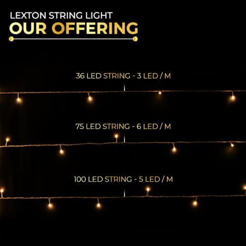 Image of Lexton 36 LED Power Pixel Serial String /Fairy Light | Plug Sourced | Suitable for Home & Outdoor Decoration, Diwali, Christmas, Ramadan, Wedding, Party, Festival (Pack of 10, Multicolor)