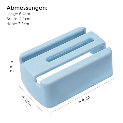 Schutzkappe für den Kindersitz-Verschluss – Verhindert unbeabsichtigtes Drücken durch Kinder – 2er-Set (Blau)