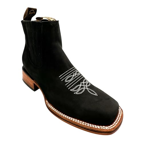 Men's Square Toe Ankle Western Boots