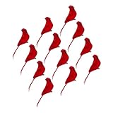 Pájaros del árbol de navidad con clip: exhíbalos en su árbol de navidad o coloque una en su puerta para recibir a sus visitantes.