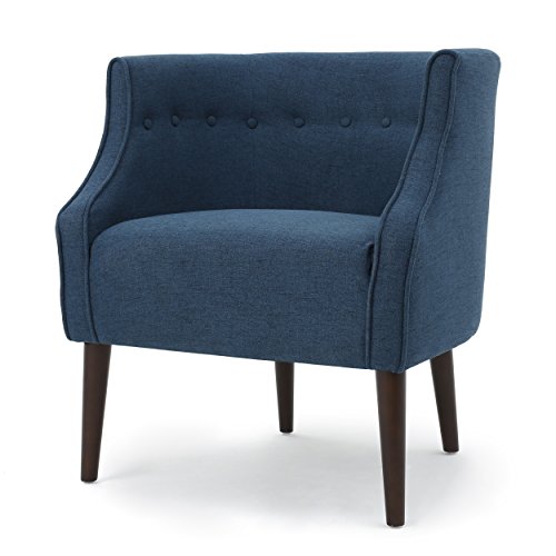 Christopher Knight Home Brandi Fabric Club Chair, Navy Blue