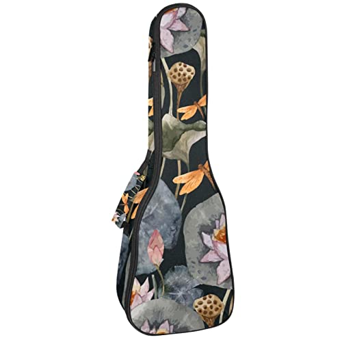 Sac rembourré de 10 mm pour ukulélé concert évitant les chocs et rayures