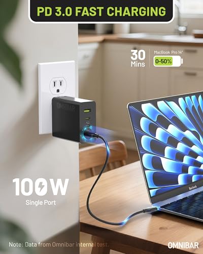 Image of 140W USB C Charger Block with USB C to Lightning Cable (6FT /Soft Silicone /Lime Green) for iPhone 14 /13 /12 /11, 4-Port GaN Laptop Fast Charger Power Adapter for MacBook iPhone 17 /16 /15 Samsung S25 /S24