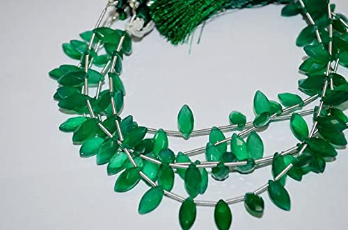 Onyx vert pour bijoux bohèmes perles marquises facettées été