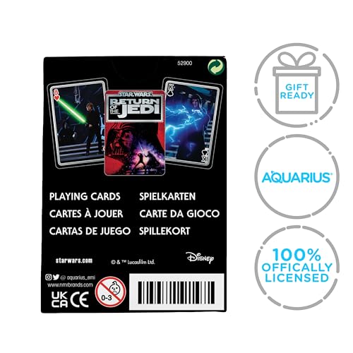 Aquarius Star Wars Return of The Jedi Naipes miniatura 7