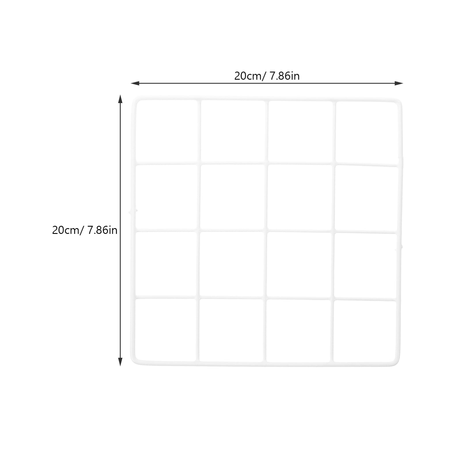 GRIRIW Wire Mesh Display Grid Wall Art Diy Photo Storage Wall Decor Home Decor