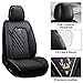 Arocx Car Seat Covers Fit for Chevrolet Chevy Sonic 2012-2020,Waterproof Wear-Resistant Premium Leather Seat Covers Breathable Seat Protector Coverage Automotive Seats Cushions (Front,Black)