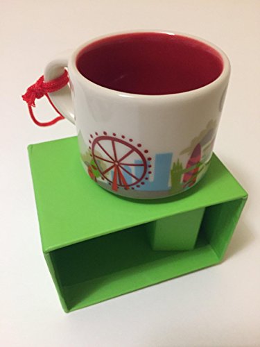 Taza de Cerámica Mini London Starbucks 2oz miniatura 5