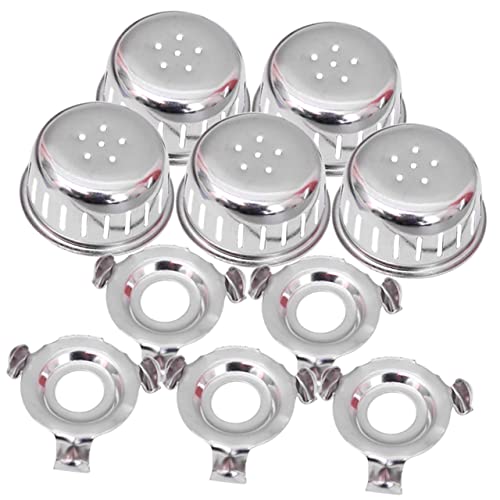 Kit de repuestos para ollas a presión ABOOFAN de 10 piezas: tapas antiobstrucción resistentes a altas temperaturas, compatible con ollas a presión eléctricas universales, material acero inoxidable miniatura 1