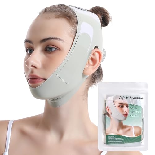 Cinto de lifting facial, faixa de levantamento facial, efeito refrescante, alça de lifting facial, m