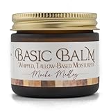 Whipped Beef Tallow Skincare, Grass-Fed Beef Tallow Balm Moisturizer, Abyssinian Oil, Manuka Honey & Propolis, Herb-Infused, USA Handmade, Mocha Coffee Vanilla, Thompson's -  Thompson's Tallow, LLC