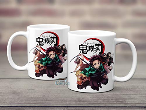 Caneca Demon Slayer Tanjiro Kimetsu no Yaiba Filme Trem