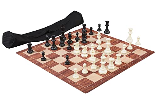 The House of Staunton Presents The World's Greatest Chess Set® - Triple Weighted (Mahogany) miniatura 1