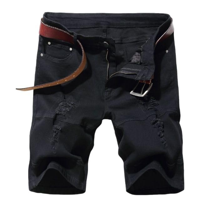 Short en jean stretch homme taille moyenne pour les loisirs - 4