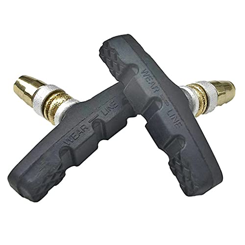 KOCOME 2 PCS Bike Brake Pads, Professional Mountain and Road Bicycle V Brake Pads, Bike Brake Kit
