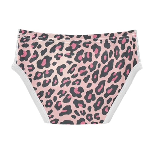 KLL Leopard Pattern Pink Black Toddler Boys' Pure Cotton Athletic Underwear Cute Children Panties2