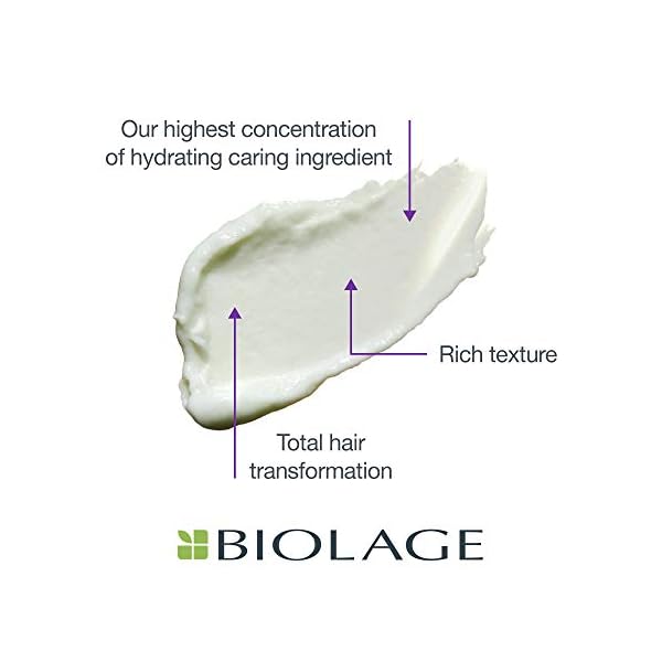 Biolage Hydra Source Deep Treatment Pack | Leave-In Hair Mask | Nourishes Dry Hair | With Aloe | Vegan & Paraben-Free | For Dry Hair | Vegan | Cruelty Free | Hair Treatment | 3.4 Fl. Oz