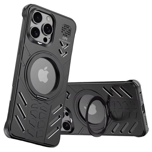 Coque iPhone 16 Pro MagSafe avec support métal pour regarder vos vidéos en mains libres