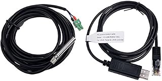 EPEVER Remote Temperature Sensor and Communication Cable CC-USB-RS485-150U USB to PC RS485 Tracer Series Solar Charge Controller Accessories(150U+RTS)