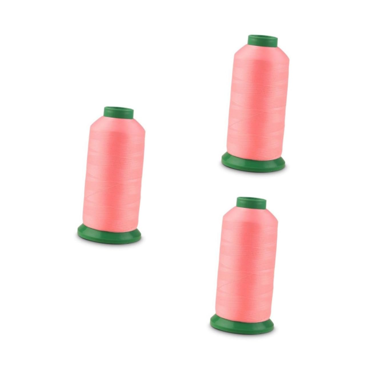 3piezas Hilo De Luminiscente De Yardas Rosa Hilo De Que Para Proyectos De Costura y Manualidades