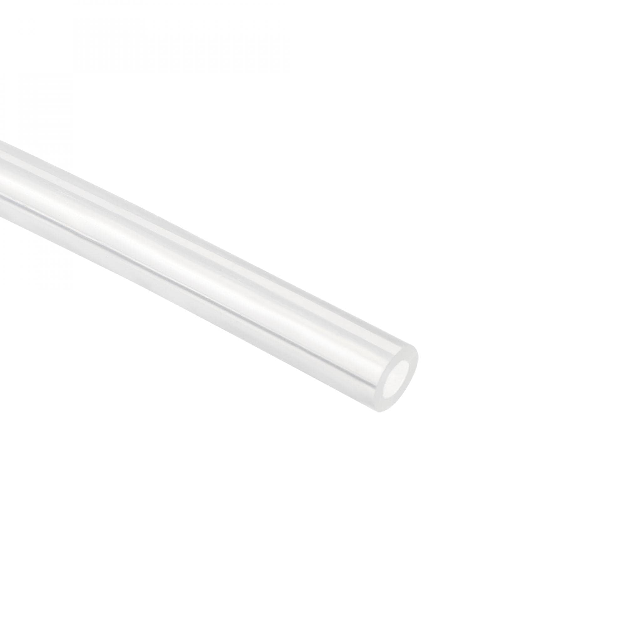 Tuyau En Silicone Souple Transparent 1x2mm (extérieur) - Longueur 5m - Pour Eau, Air, Aquarium - Qualité Alimentaire - 6