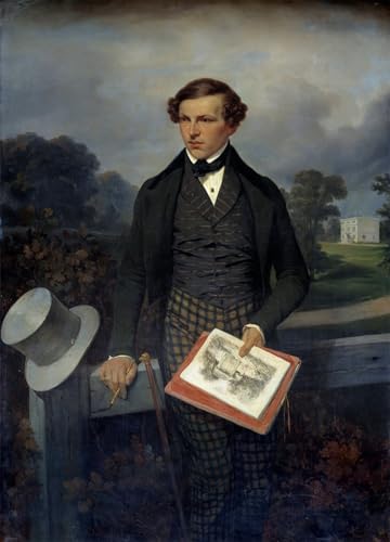 Póster de impresión DQCJIYIGL de Gustave De Maupassant por Bellange para pared, 60x90cm