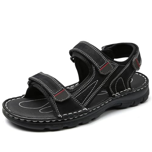 Outdoor Leather Men Sandals Summer Casual Shoes For Men Beach Sandals3