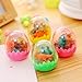 6pcs Cartoon Dinosaur Egg Shaped Eraser Korean Edition Creative Student Cute Eraser-One Egg (7 Small Dinosaurs)-Color Random
