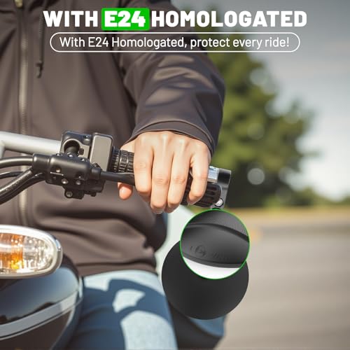 Rétroviseurs moto pour guidon 22mm résolvant les angles morts - 4