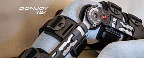 DONJOY - Rodillera X-ACT ROM postoperatoria, talla universal, ambidiestra