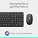 Logitech MK250 Bluetooth Wireless Mouse and Keyboard Combo: Fast & Easy Connectivity, Compact Wireless Keyboard, Ambidextrous Mouse, Durable Build - Windows/MacOS - Graphite