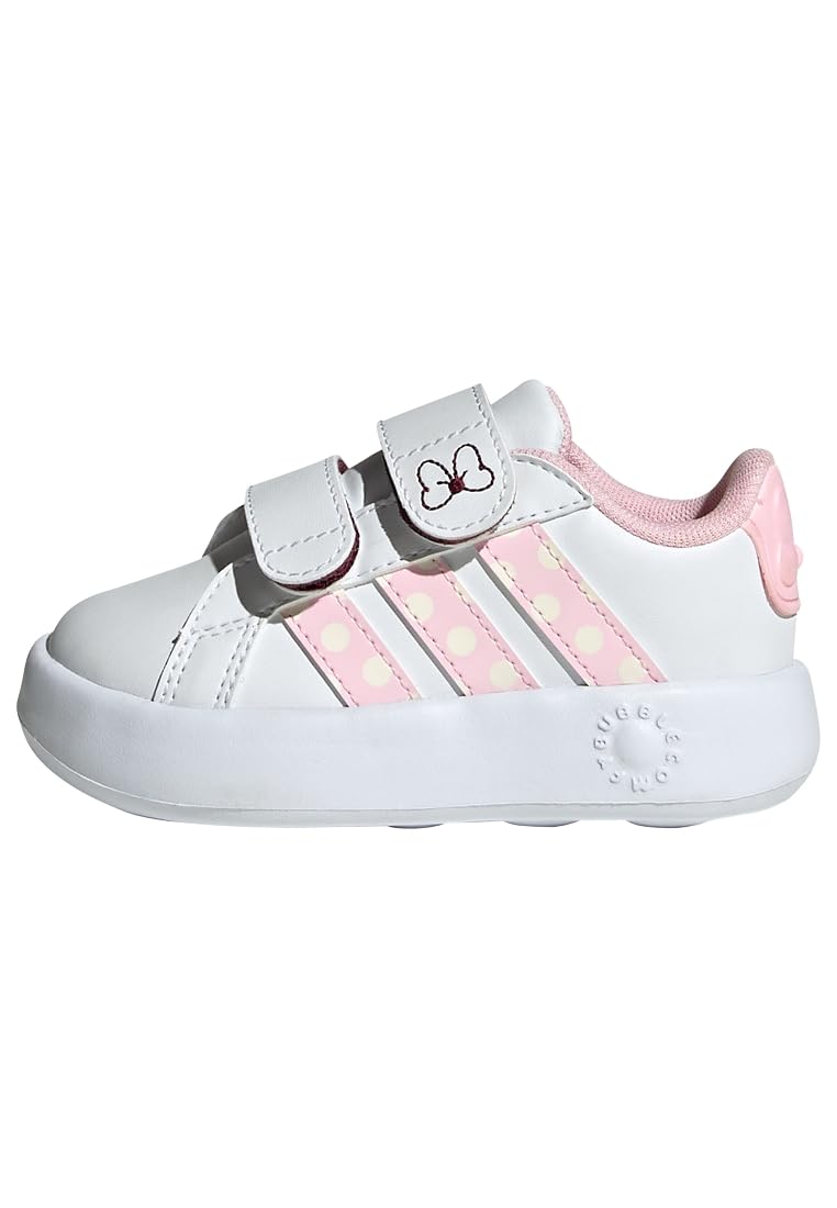 adidas Unisex - Bimbi 0-​24 Disney Minnie Mouse Grand Court Shoes Infants, Ftwr White/​Clear Pink/​Chalk White, 27 EU
