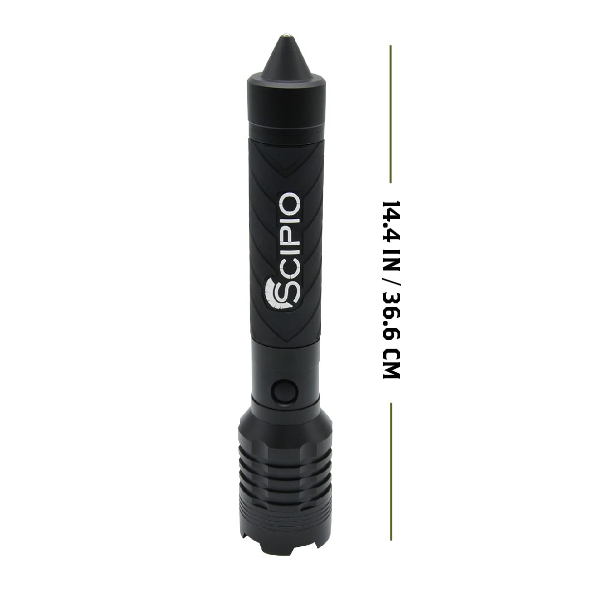 Lampe Tactique U.S. Army COB 4000 Lumens – Aluminium, 3 Modes, Avec Piles (Neuve)