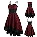 Produktbild YEBIRAL Damen 1950er Vintage Retro Rockabilly Kleider Elegant Spitzenkleid Hochzeit Ärmellos Cocktail Abendkleider