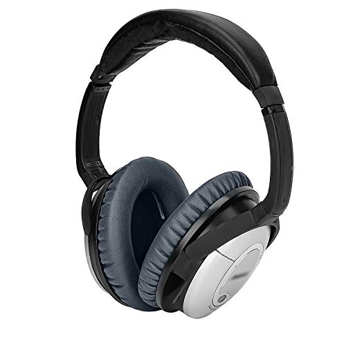 Image of SoloWIT Protein Leather Earpads Cushions for Bose Headphones, Replacement Ear Pads for Bose QuietComfort 15 QC15 QC25 QC2 QC35 /Ae2 Ae2i Ae2w /SoundTrue & SoundLink Around-Ear Series - Titanium