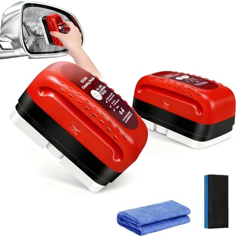 2 Pièces Brosse de Nettoyage Puissante pour Pare-Brise et Vitres de Voiture, 120 ml Dissolvant de...