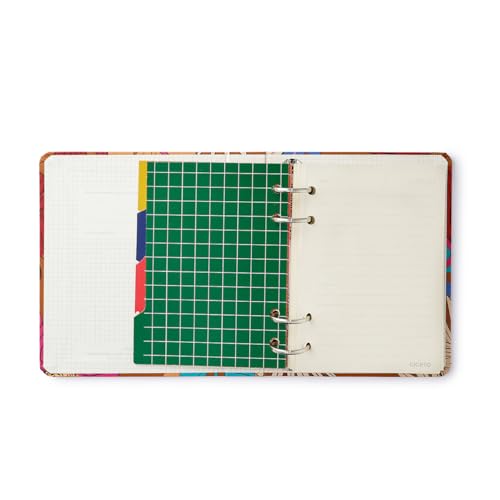 Caderno Criativo Argolado Office Duo Pólen Pautado& Pontado A6 Tropicália Caramelo, Cicero