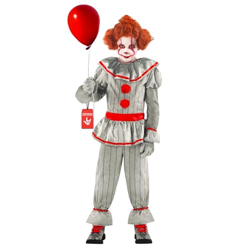 Morph Grusel Clown Kostüm, Killer Clown Kostüm, Kostüm Kinder Clown, Kostüm Kinder Jungen Clown, Böser Clown Kostüm, Clown...