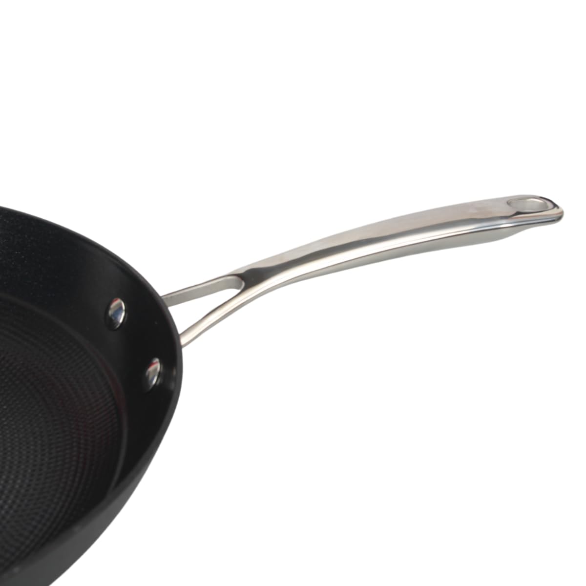 LAGUIOLE - 3 padelle 20/24/28 cm nero antiaderente Blu Diamond induzione manico rimovibile