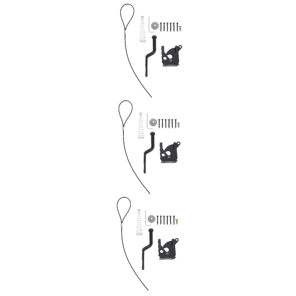 Verrou coulissant mat Lurrose loquet de porte robuste pour clôture