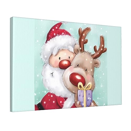 Toile murale Merry Christmas DEHIWI pour relooker un mur vide