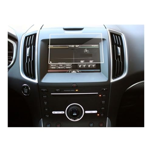 Protecteur d'écran de navigation voiture Edge 2015-2019 en verre trempé