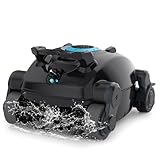 Cordless Robotic Pool Cleaner, Wall Climbing, Lightweight, Extended Battery...