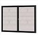 Aarco Products Aarco 1 Door Aluminum Framed Enclosed Bulletin Board Ivory Powder Coat - 30"W x 36"H
