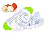 Maestoware Soft Vegetable Slicer - Tomato Slicer - Cuts Tomatoes, Mushrooms & Other Fruits & Veggies Without Smashing Them - BPA Free - Easy to Use - Professional Quality