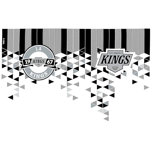 Image of Tervis Classic Tritan 16oz Tumbler with Travel Lid | NHL LA Kings - Shatter | Made in America, BPA /PFAS Free, Keeps Drinks Hot or Cold
