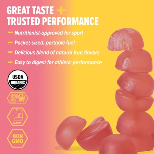 image for Honey Stinger Organic Pink Lemonade Energy Chew, Gluten Free & Caffein